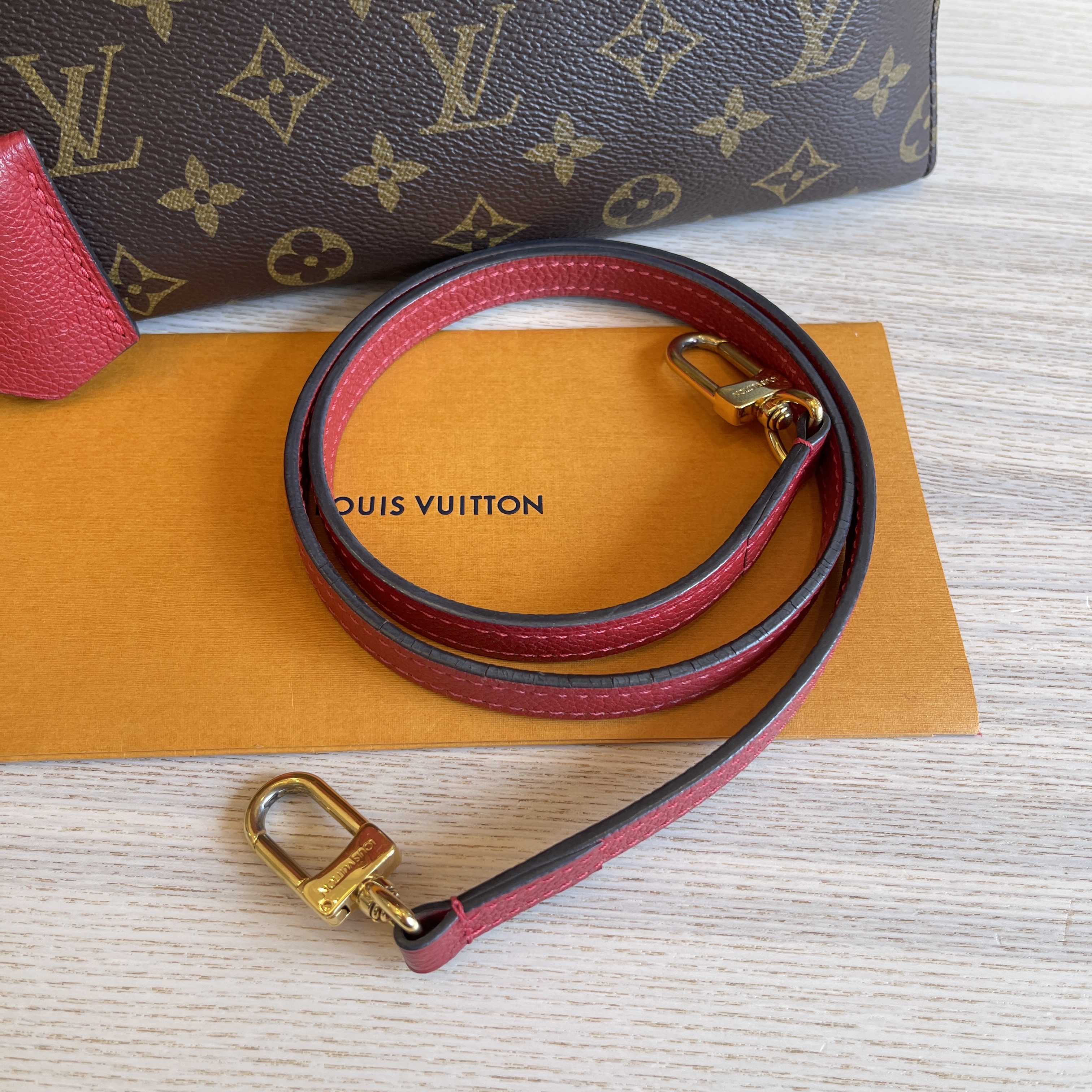 Louis Vuitton Venus Cherry Handbag Monogram Canvas and Leather Satchel Like  New at 1stDibs
