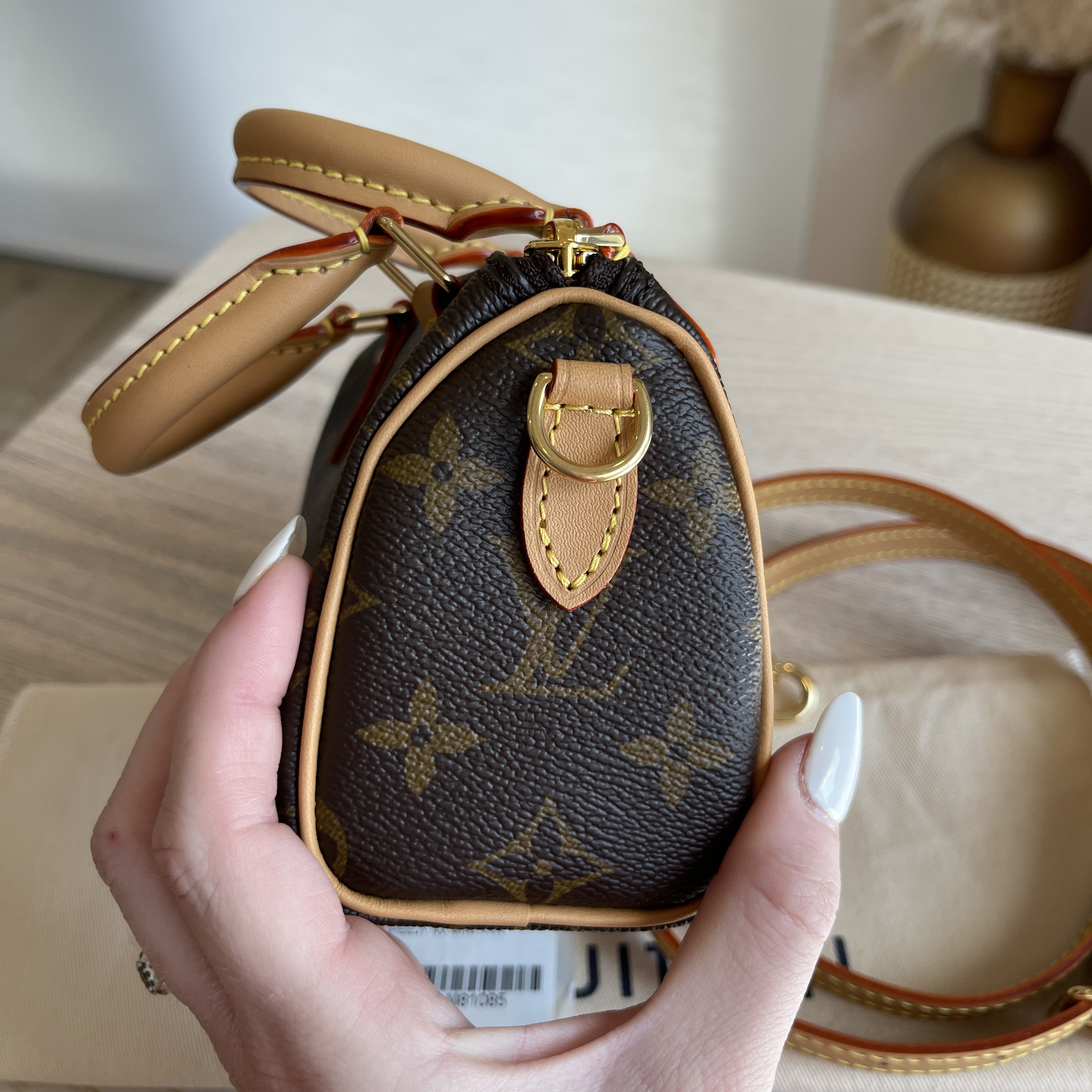 Louis Vuitton Monogram Nano Speedy Bandouliere 32lk37s – Bagriculture