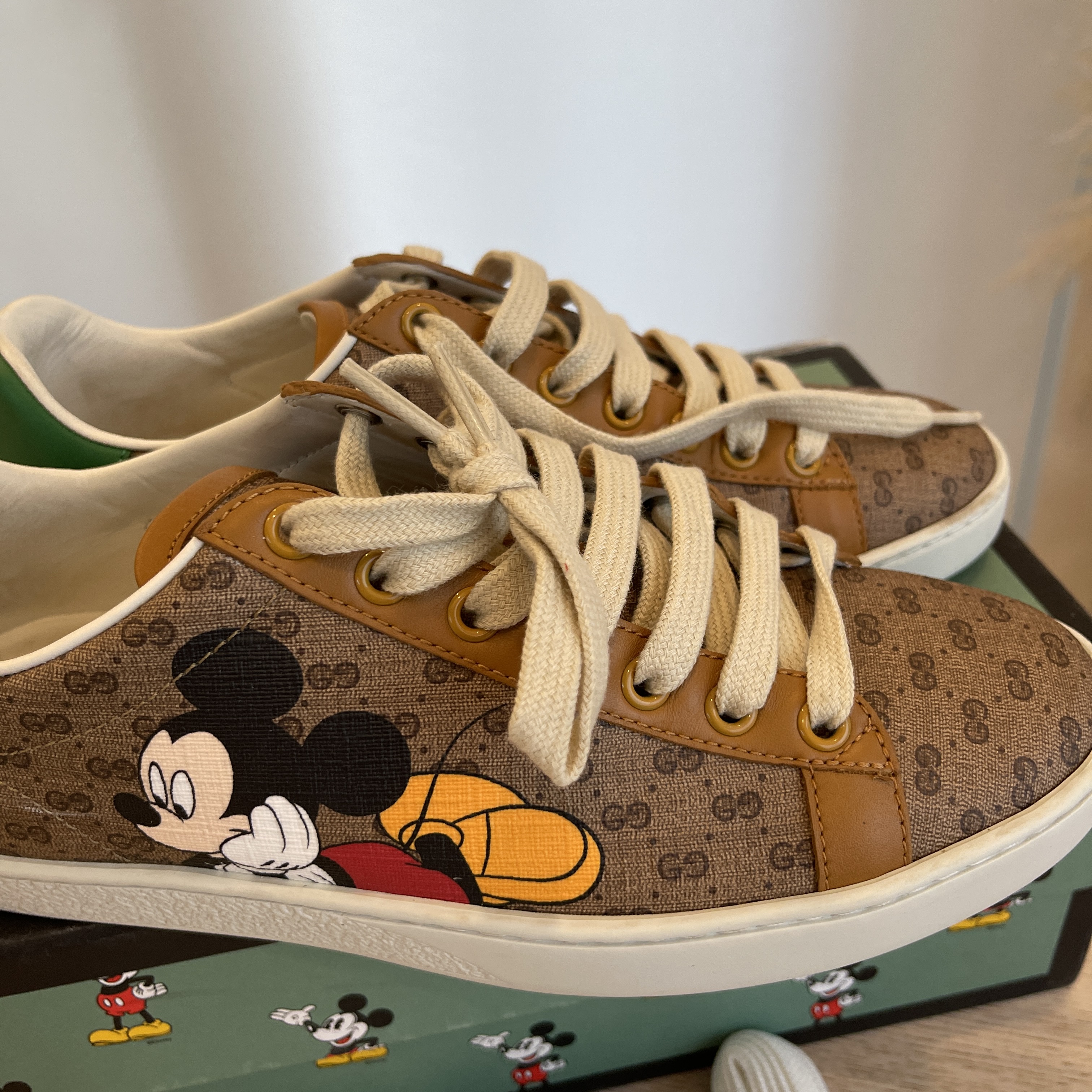 GUCCI X DISNEY Mini Vintage GG Supreme Monogram Mickey Mouse Mens