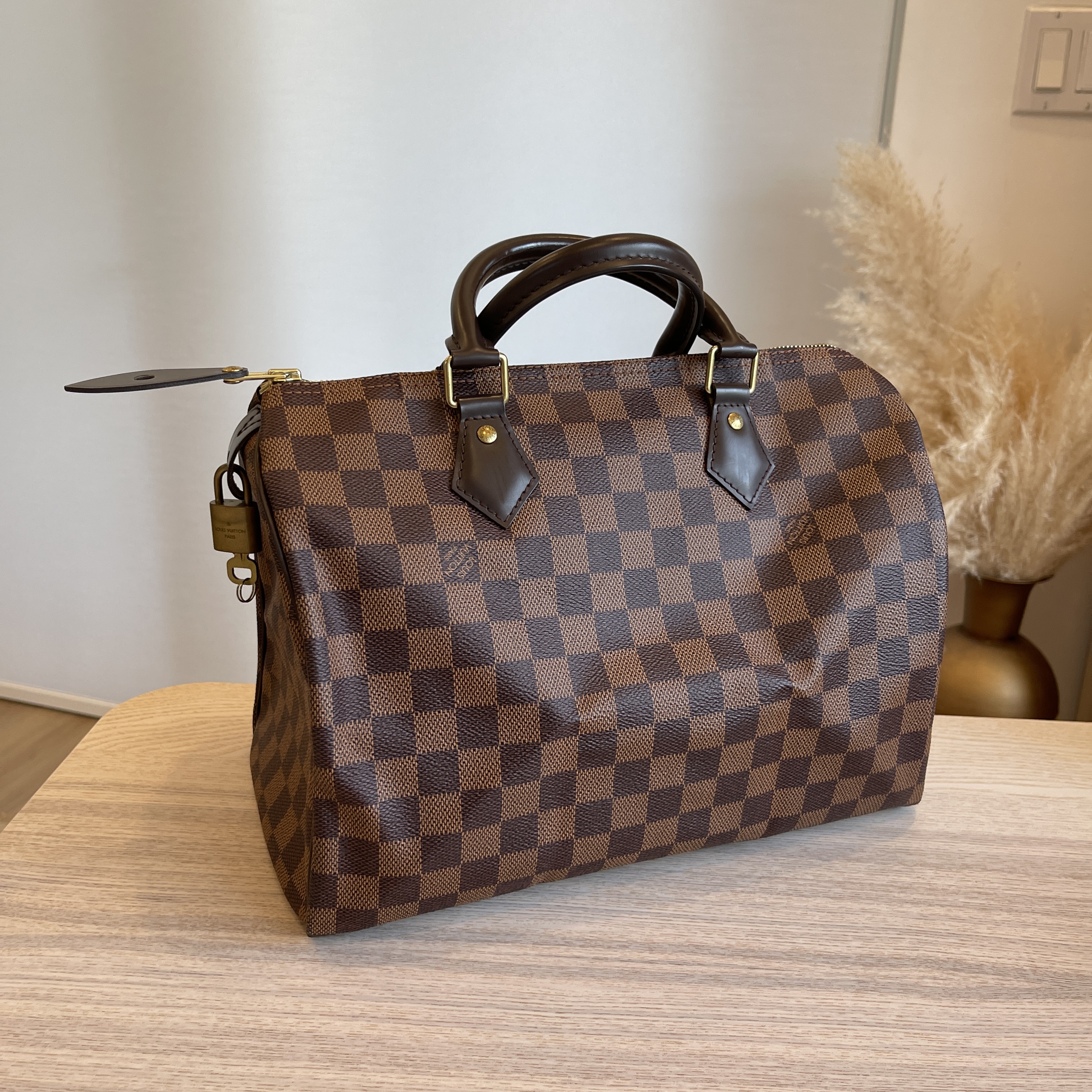 Louis Vuitton, Bags, Louis Vuitton Speedy 3 Damier Ebene
