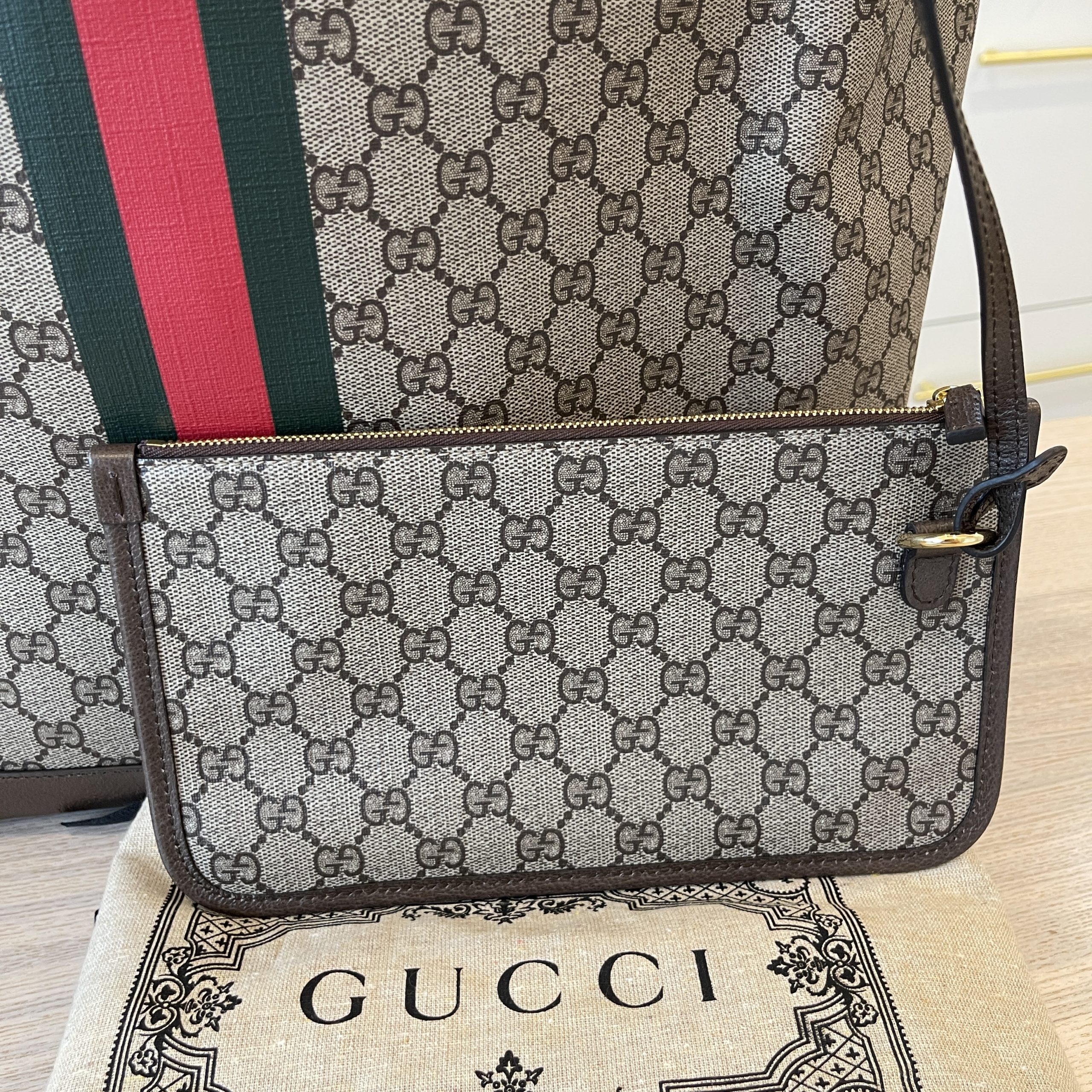 Shop GUCCI Ophidia GG large tote bag ( 744542 ) by Eliza08