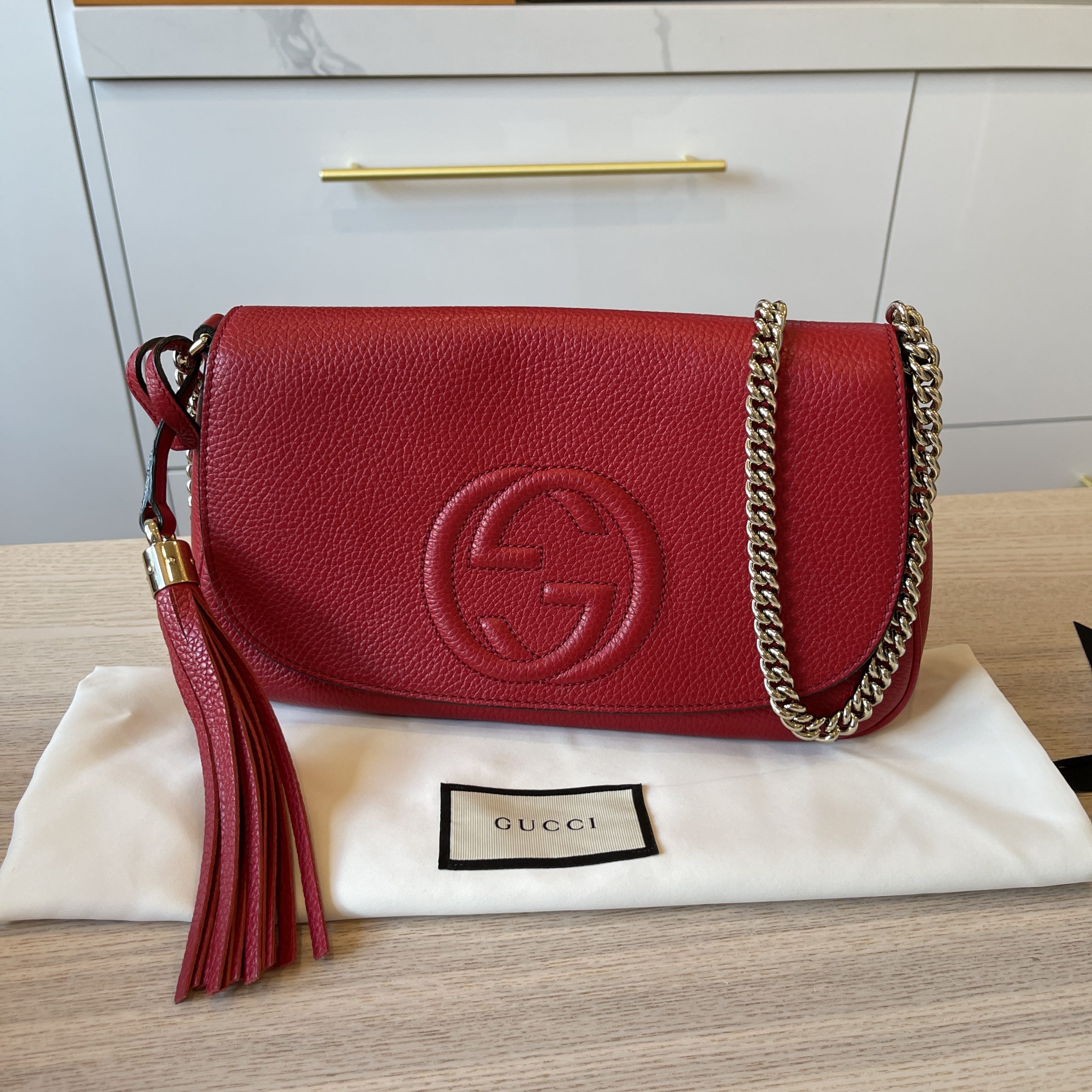 Gucci disco shops chain bag