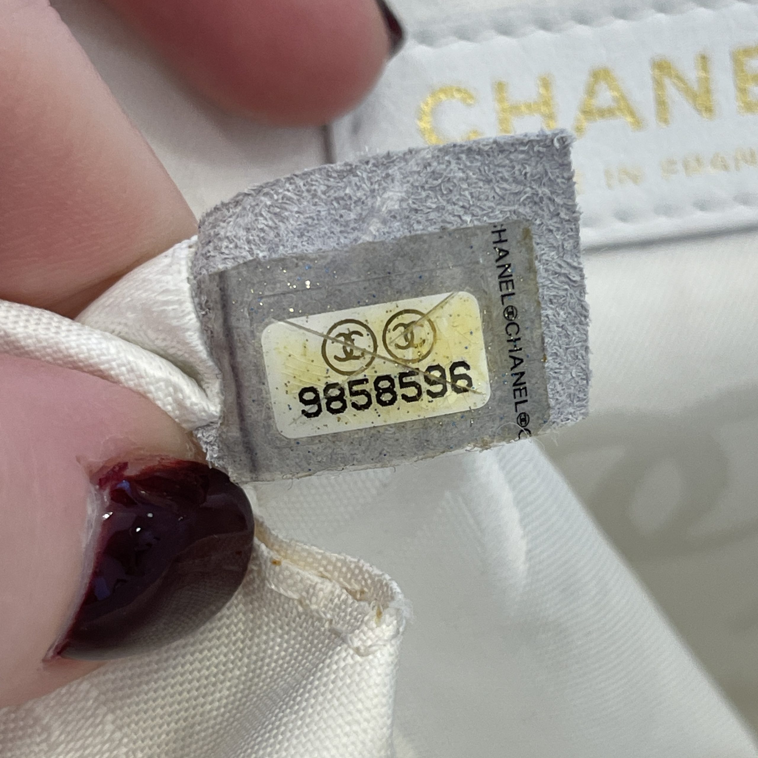 Chanel cheap bag tag