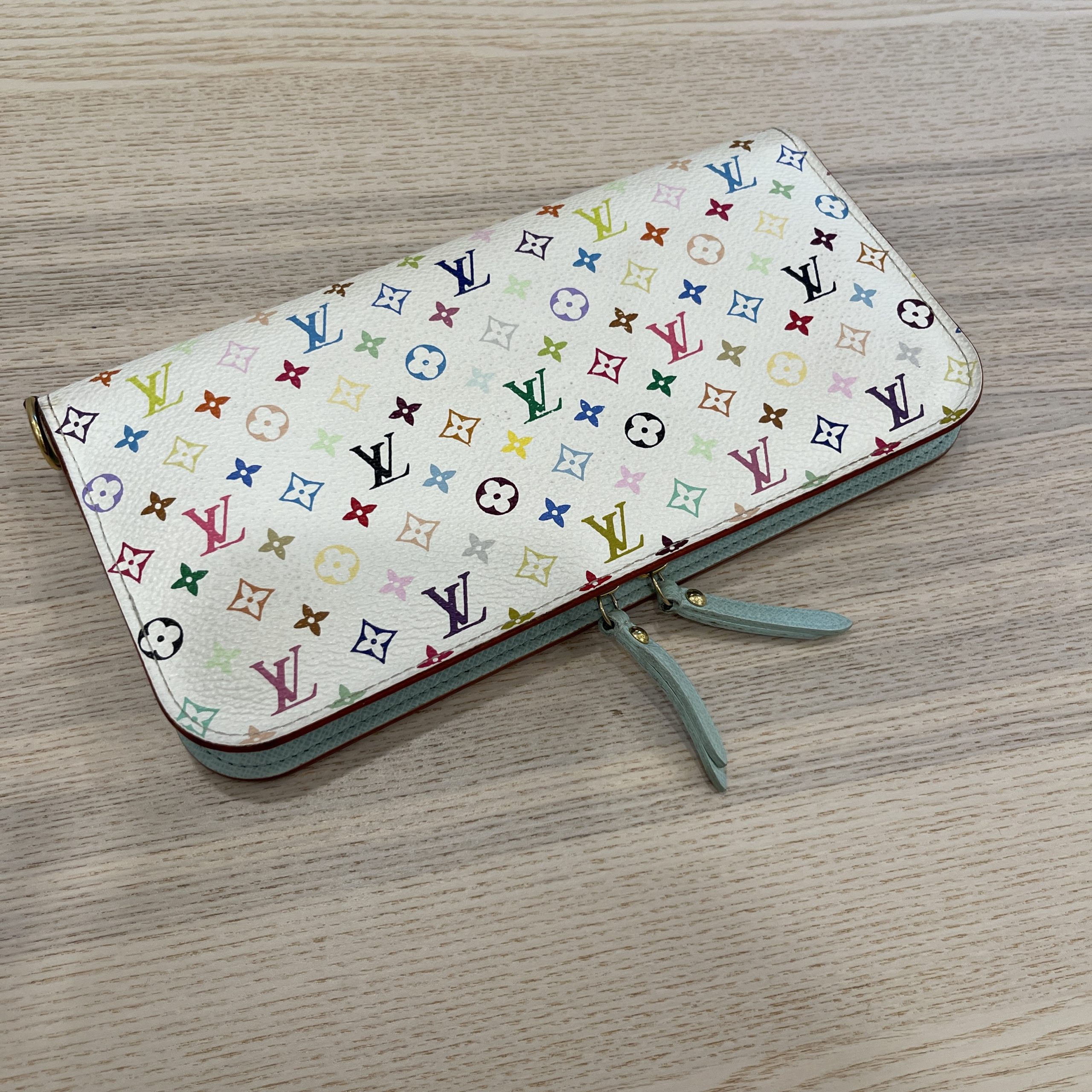 Louis Vuitton, Bags, Louis Vuitton White Multicolor Insolite Wallet