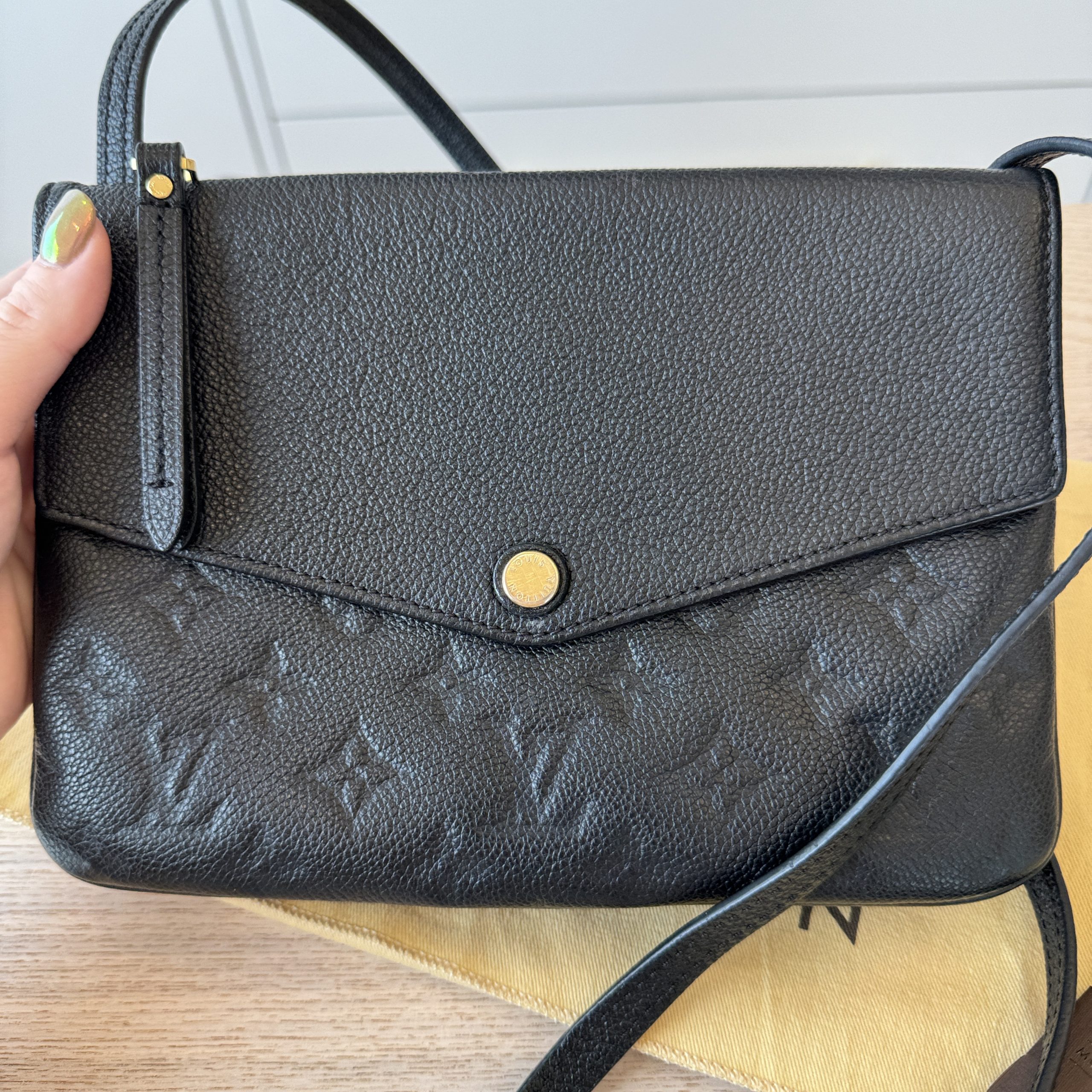 Louis vuitton discount empreinte twice black