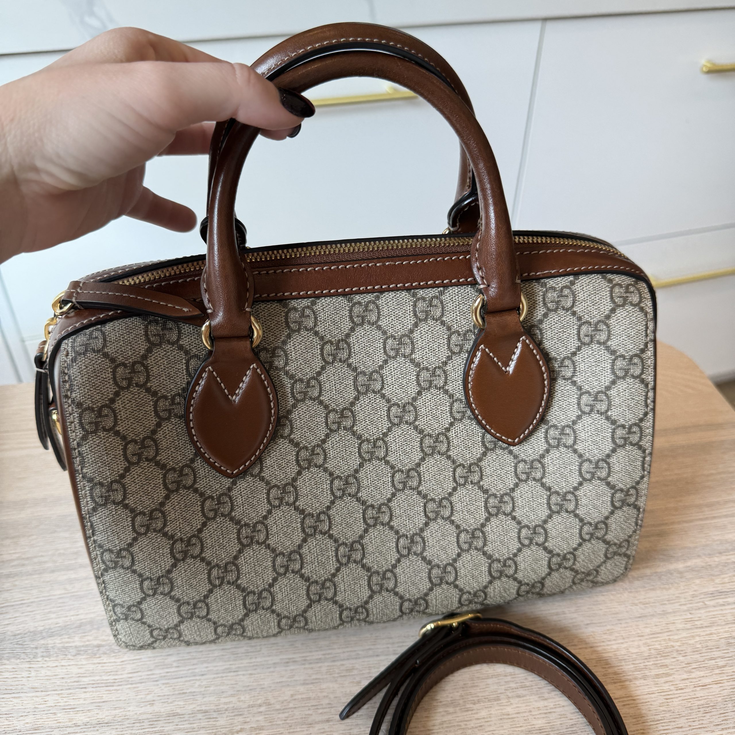 Gucci small boston on sale bag