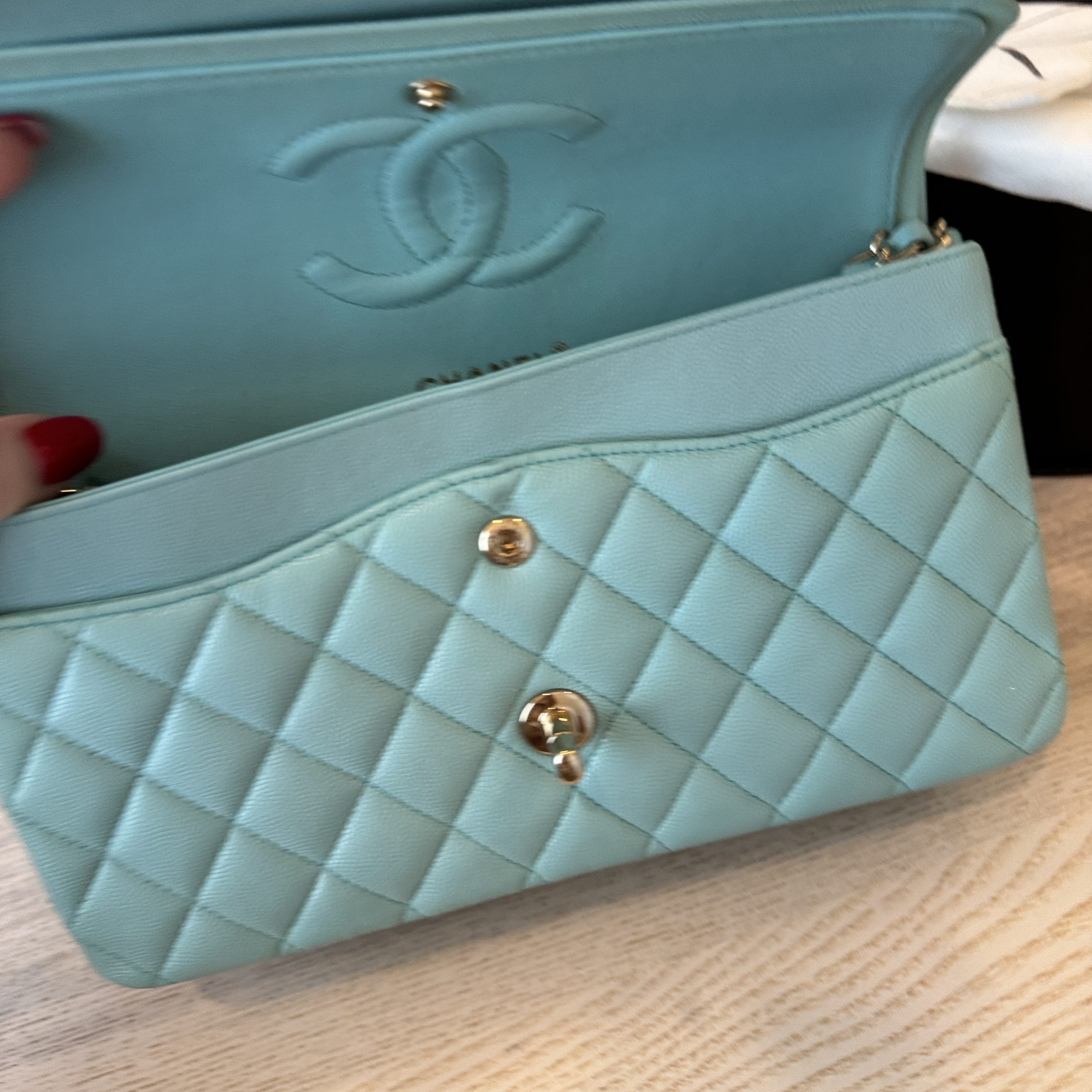 Chanel tiffany outlet blue bag 2018