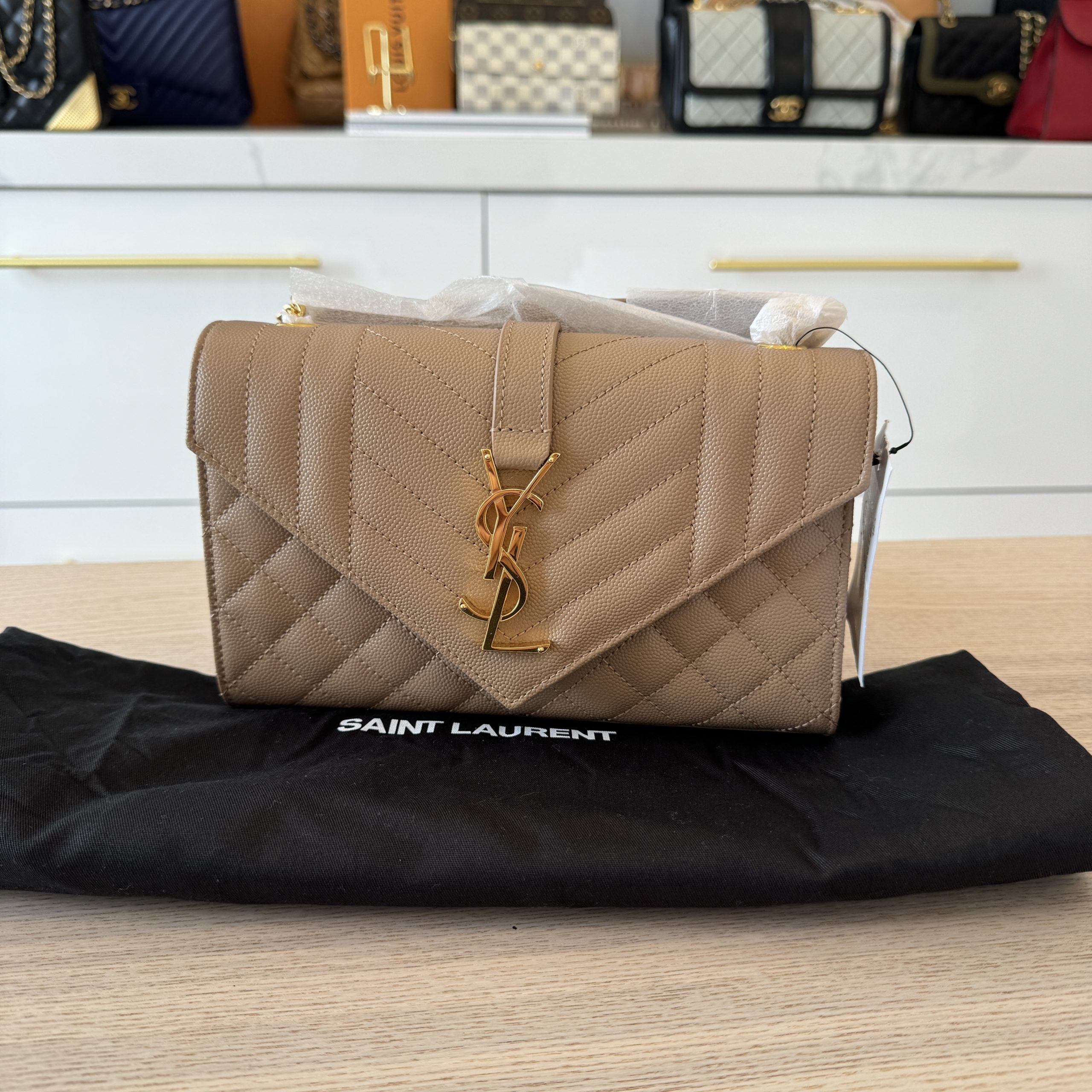 Ysl envelope nude sale