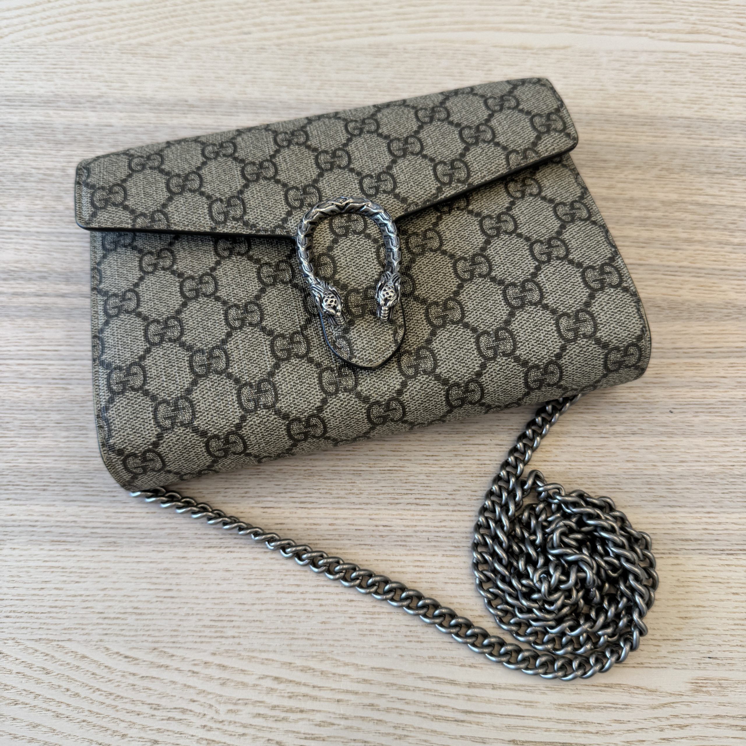 Gucci dionysus chain online wallet bag