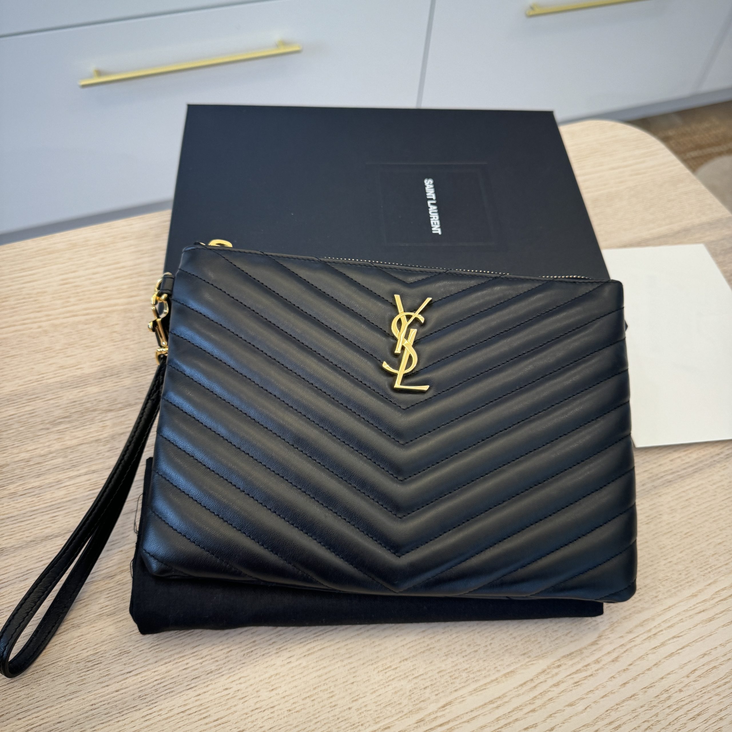 Ysl discount tablet pouch