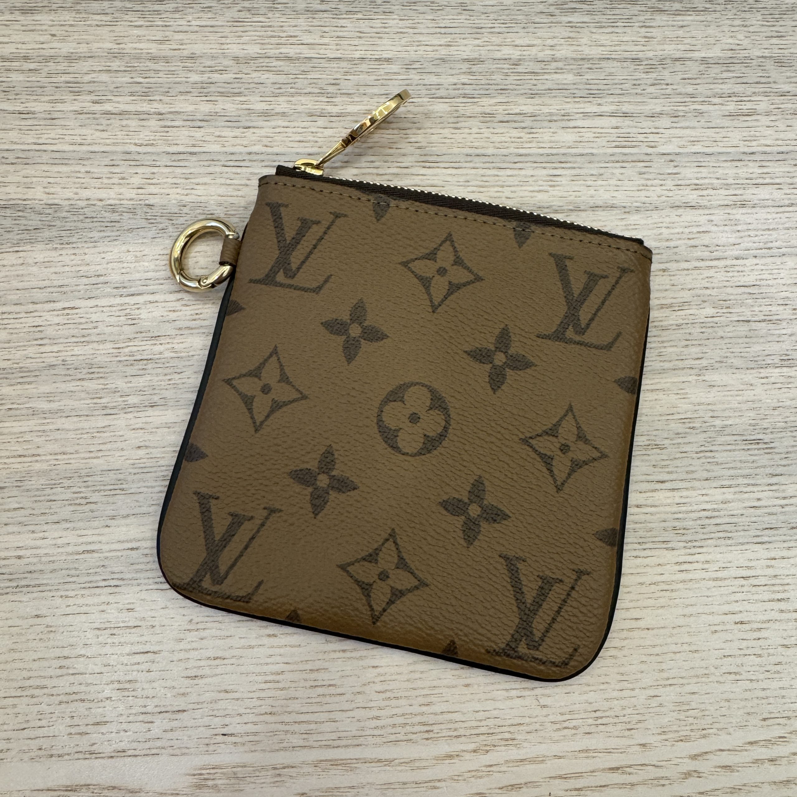 Louis Vuitton Reverse Monogram Trio Square Pouch