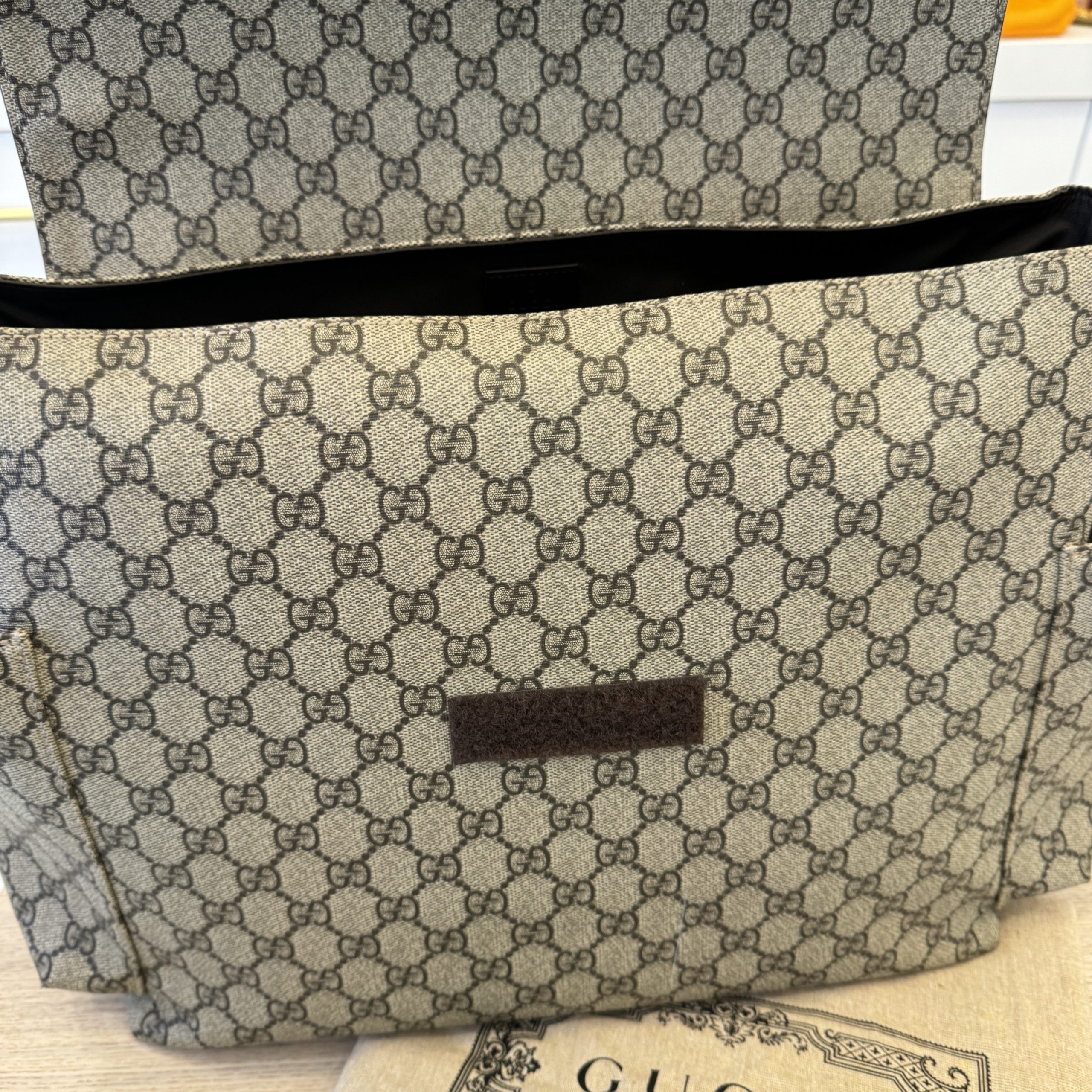 Gucci gg best sale plus diaper bag