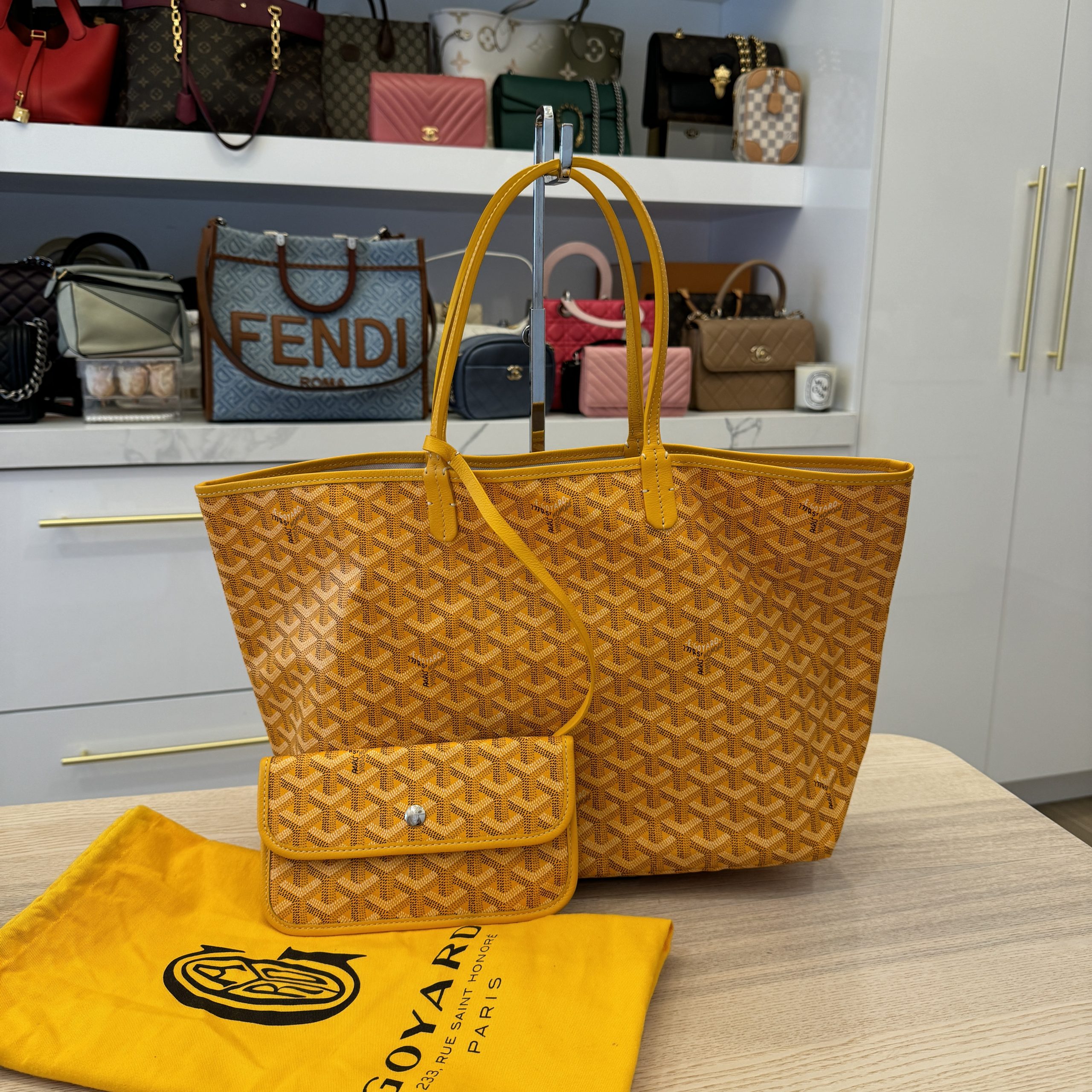 Goyard Goyardine Saint Louis PM Yellow