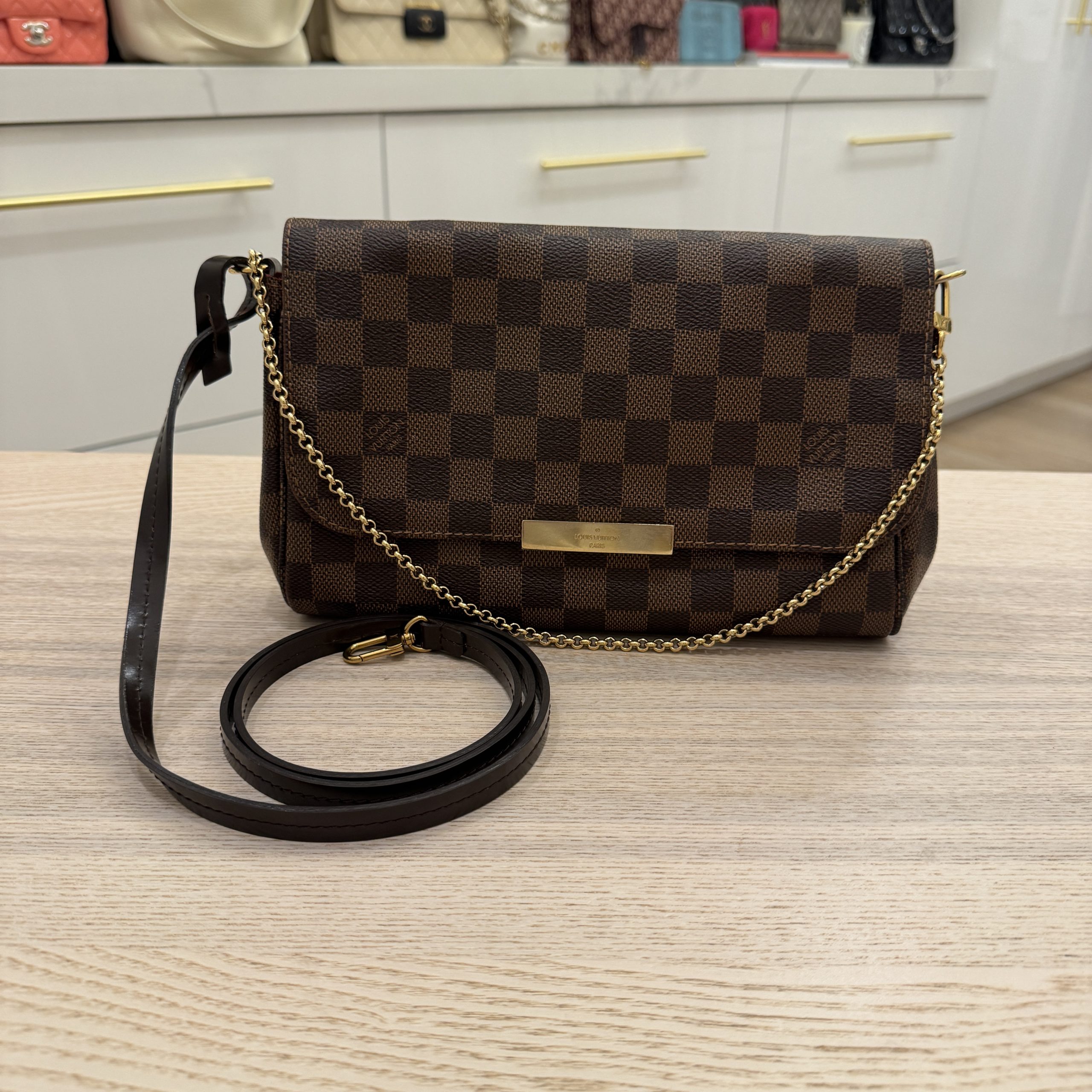 Louis Vuitton Damier Ebene Favorite MM